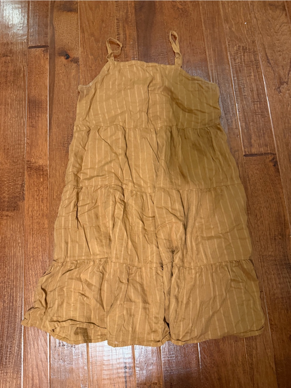 Old Navy Strapless Tiered Sundress in Light Brown